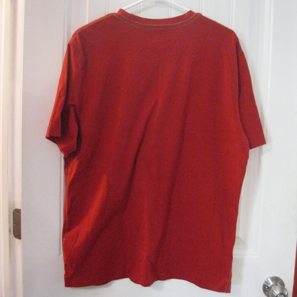 Roebuck & Co Long Board Surf Red Tee Shirt  XL - Picture 4 of 4